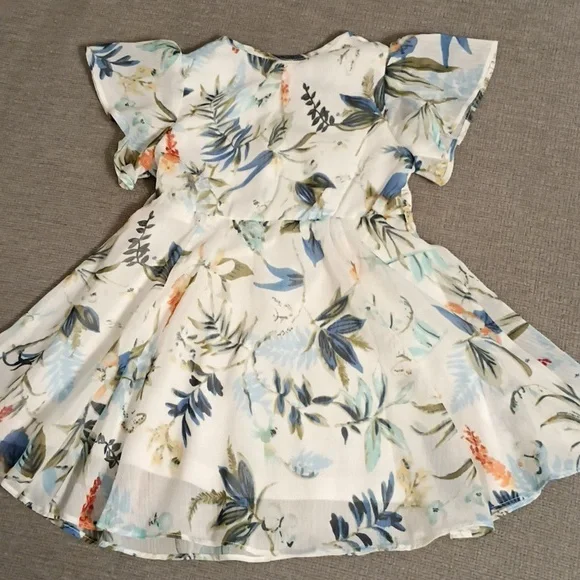 Ivy City Co Mini White Floral Lyla Dress 12-18 Months - Picture 4 of 4